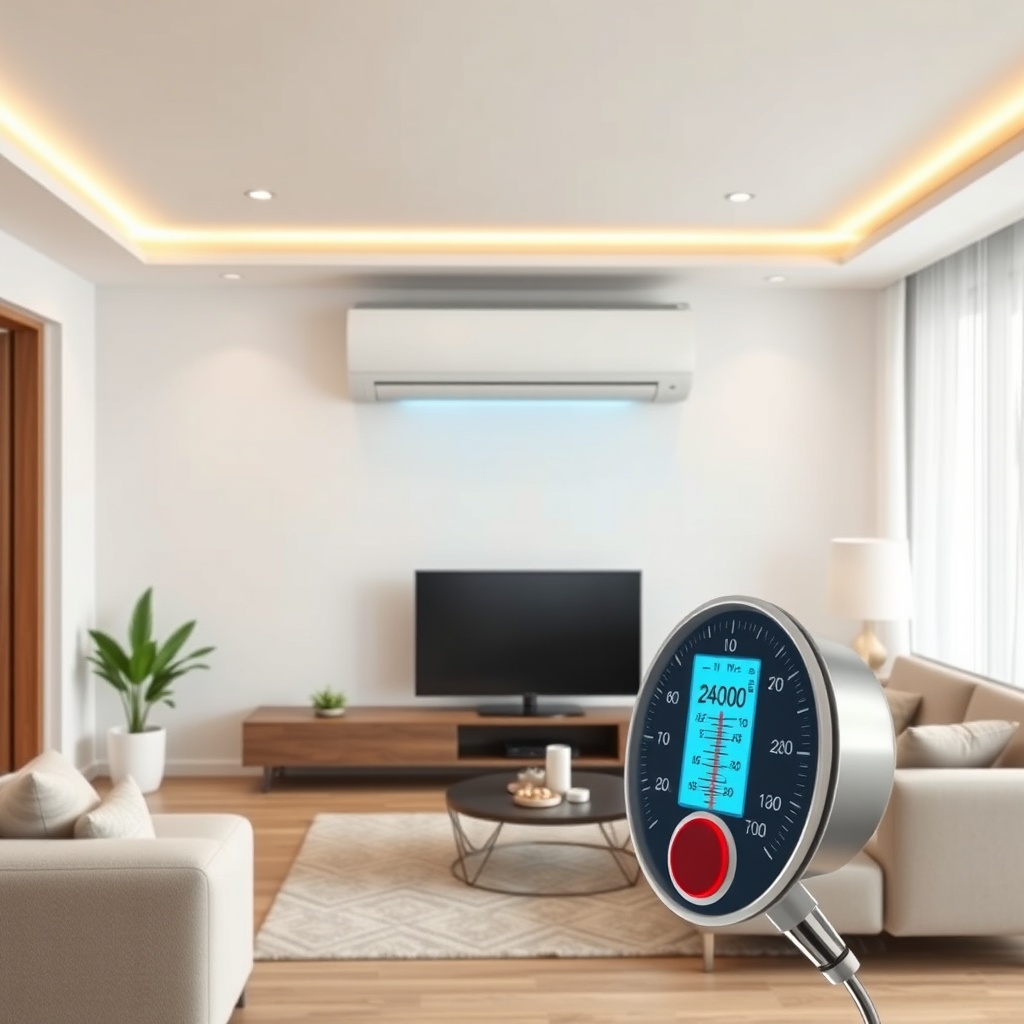 <clean photorealistic photo of Arçelik 243410 installation in a modern living room