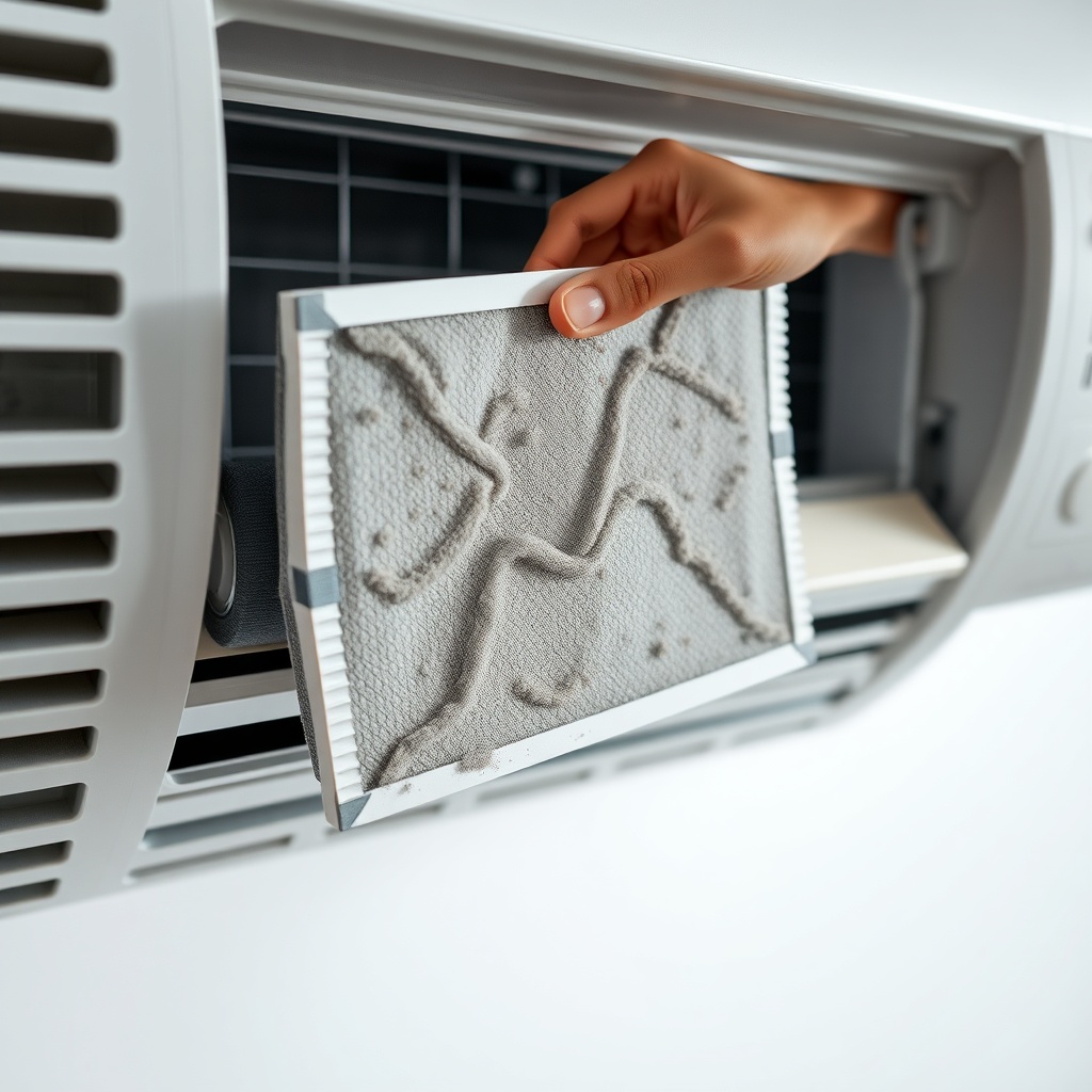 A close-up realistic photo showing the front panel of an Arçelik 243410 Ekonomik indoor un