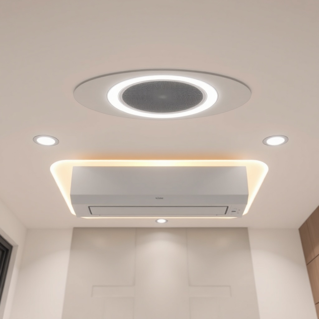 Daikin Emura FTXM35M'nin modern beyaz gövdesi